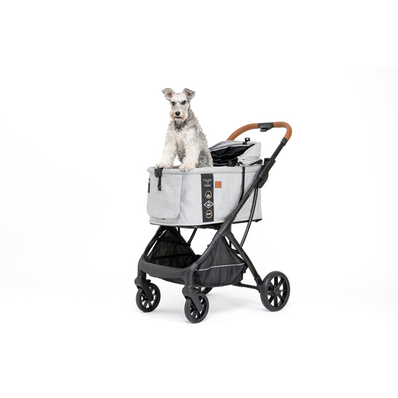 Fikago | Poussette rapide pour animaux, Gris