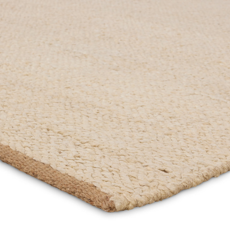 Jute / Sisal Area Rug in Banana Crepe/Apple Cinnamon/Soybean, Rectangle 5' x 8'