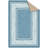 Ottohome Non-Slip Bordered Area Rug For Living Room, Hallway, Entryway Rug, Blue-1233561622