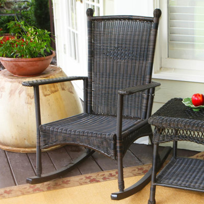 Portside Wicker Outdoor Glider