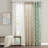 Palm Leaf Burnout Window Sheer 50X63"