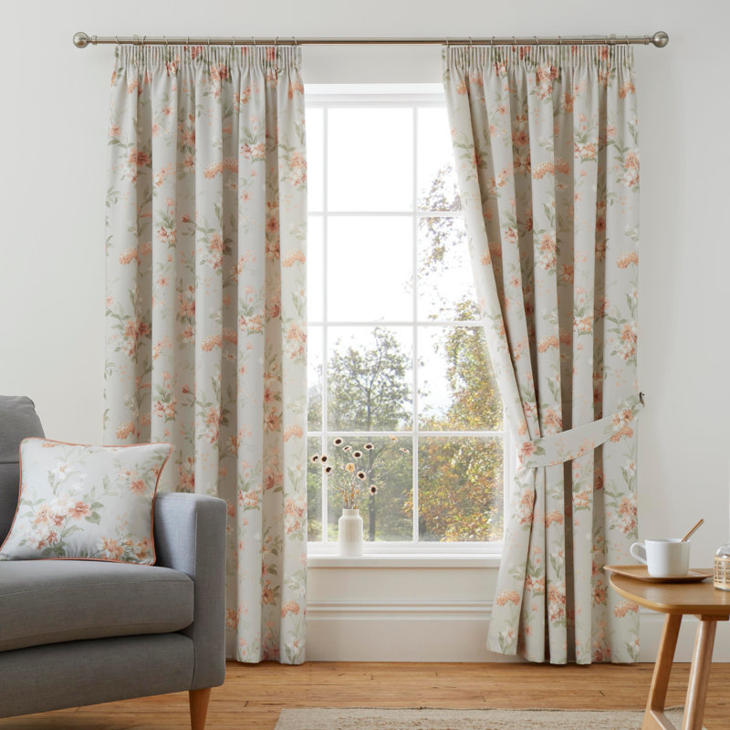 Savageville Cotton Room Darkening Curtain Pair, Width 168 x Drop 183cm