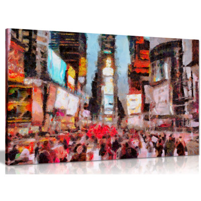 Times Square - Wrapped Canvas Print