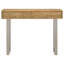 Console à 2 tiroirs Harmony Natural & Silver - Table d'appoint moderne pour le salon et le couloir