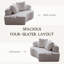 Canapé modulaire Boneless-2049687669