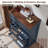 Farmhouse 5 Drawer Dresser For Bedroom, 45" Tall Vinatge Chests Of Drawers W/ 4 Solid Gourd Feet, Mid Century Modern Boho Wood Closet Storage Dressers Organizer For Living Room-637576227-651728034