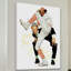 «100th Anniversary of Baseball» par Norman Rockwell, reproduction sur toile tendue-756200737