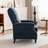 Arlan Modern Design Fabric Upholstered Push Back Recliner-278331170