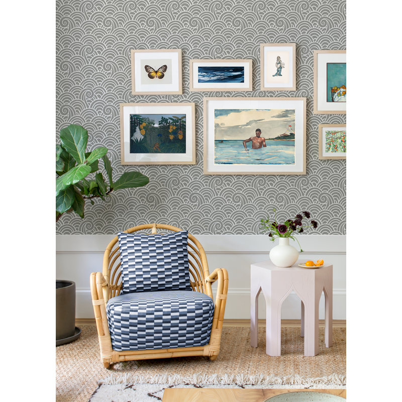 Rouleau de papier peint Toney, gris