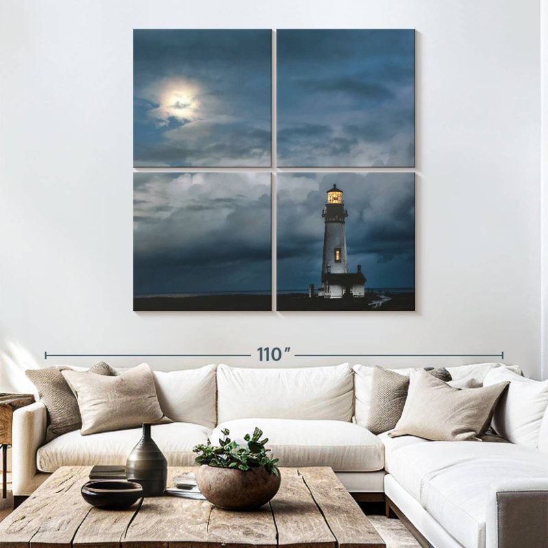 Phare d'Aletra au clair de lune