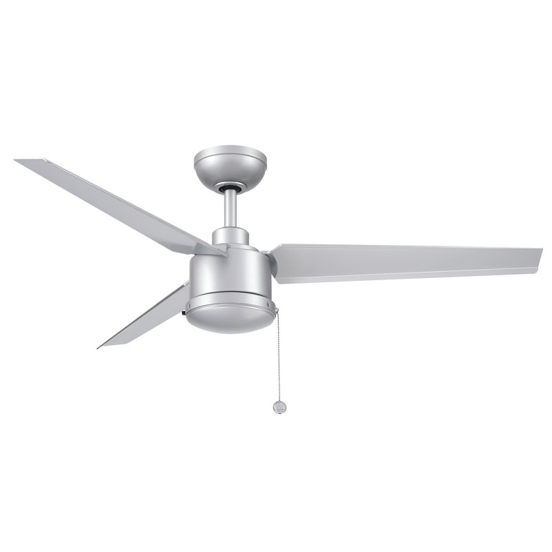 Ventilateur de plafond intérieur / extérieur PC / DC 52 pouces, Argent argent