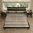 Acacia Aurora Premium Solid Wood Platform Bed Frame and High Headboard, King Bed Frame with Headboard Included, Mid Century Modern Bed Frame-82628792-82628791
