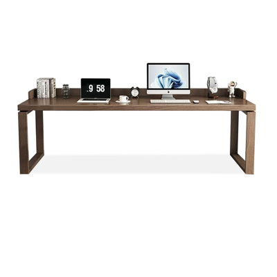 Light walnut Rectangular Solid Wood desk