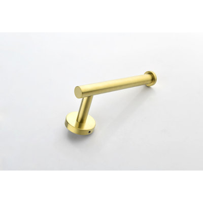 6 Piece Towel Rack For Bathroom, Stainless Steel, Brushed Gold Wall Mount, Modern Design, Corrosion, Easy Installation Steps Steel , Bathroom Accessory, Rust & Scratch Resistance, Guide