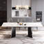 Ensemble de table de salle à manger en faux marbre Modern Modern-780233133-780233134