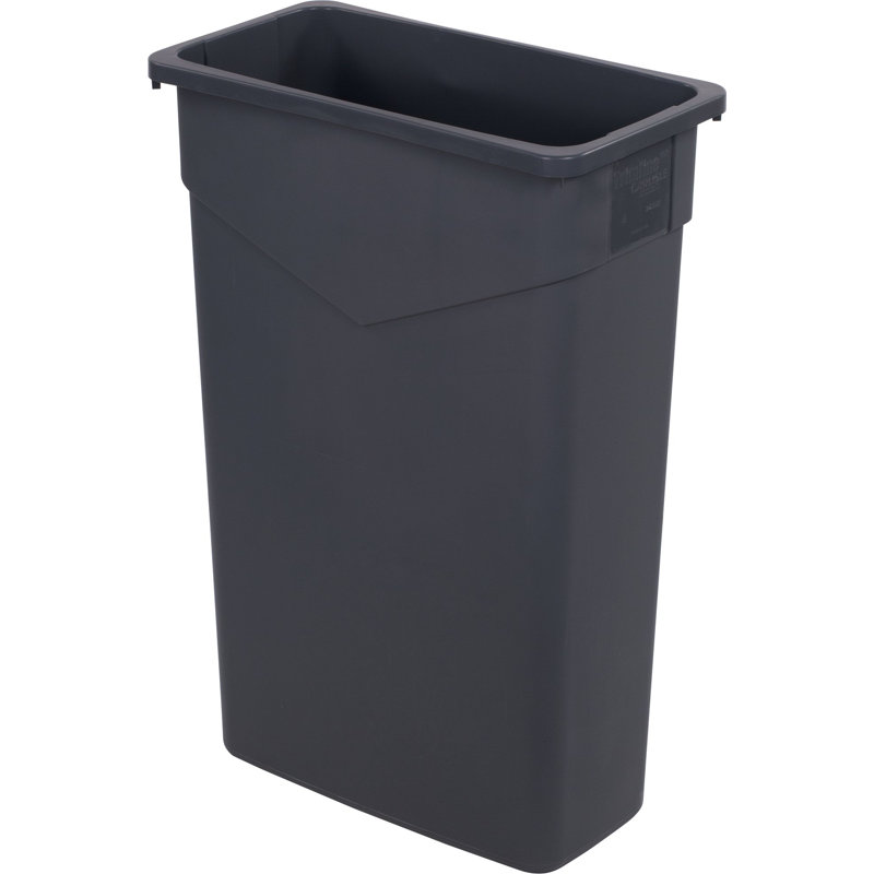Poubelle 23 gallons trimline, Gris