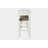 Deljan 49" Three Piece White Rectangular Solid and Manufactured Wood and Solid + Manufactured Wood Bar Table-1078532362