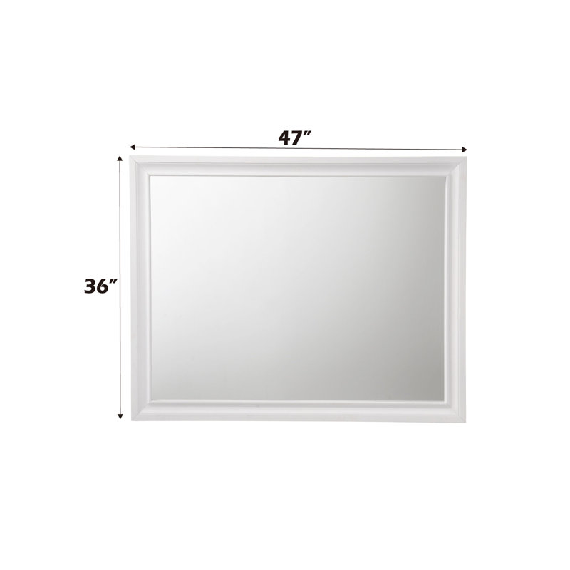 Miroir Naima, Blanc