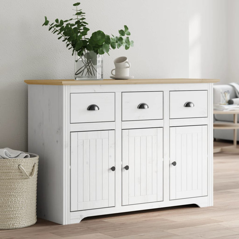 Amarante 115.5cm Sideboard, White/Brown