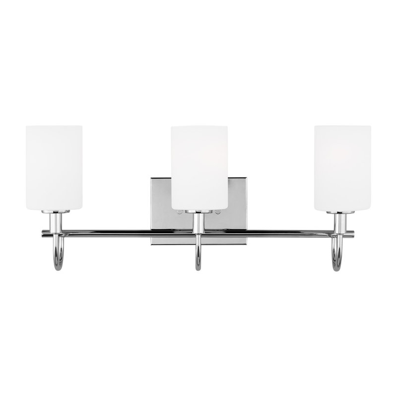 Rowley 3 - Light Dimmable Vanity Light, Chrome
