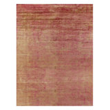 Rug & Kilim’S Oversized Contemporary Rug In Red And Gold Striae