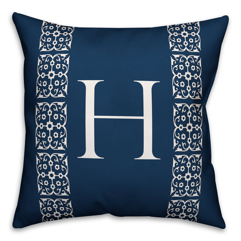 Reversible Throw Pillow, H
