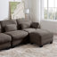 Tissu chenille ottoman - Brun-1904000692