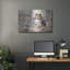  «Shetland Sheepdog In The Kitchen» par Rich Monet, art mural en métal, 36 po x 24 po-2020068499