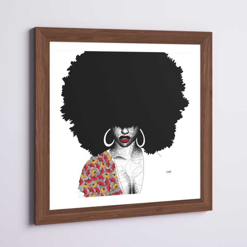 «Uloaku» par Ohab TBJ - impression d'art graphique, Toile tendue, H 12 po x l 12 po x P 0,75 po