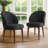 Upholstered Barrel Dining Chairs-77248539