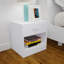 Doraville 1 Drawer Bedside Table-34963351
