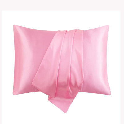 Taie d'oreiller en soie simulée pour cheveux et taie d'oreiller en soie simulée 2 ensembles 20 po x 30 po avec fermeture à enveloppe
