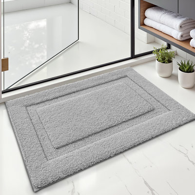 Tapis de bain doux antidérapant lavable à la machine