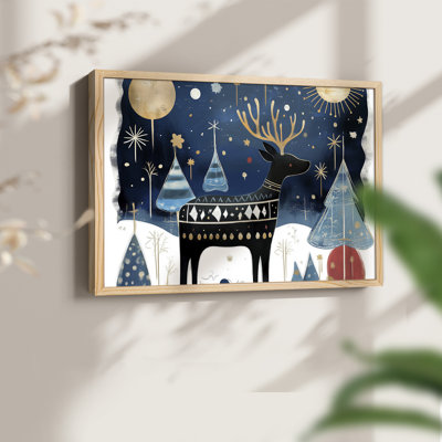 «Chirstmas Art» - DCCLxxiv - Reproduction encadrée - Restickable