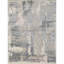 Abstract Area Rug in Silver/Gray/Ivory-1933652757