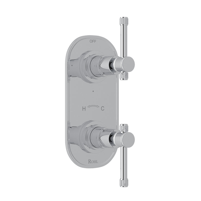 Campo™ 1/2" Thermostatic Trim with Diverter, Polished Chrome