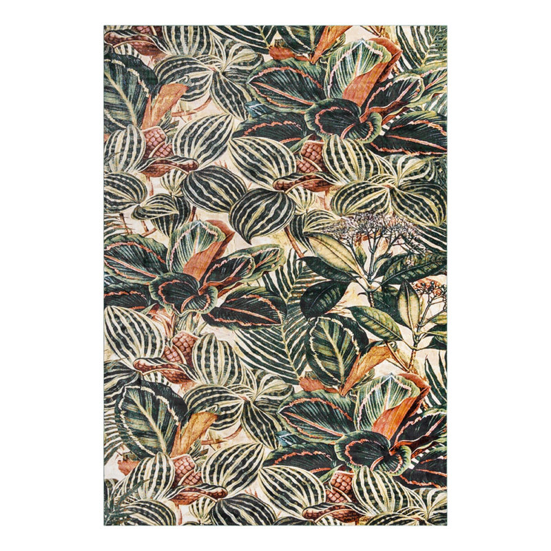 Herlong Floral Indoor Rug, Rectangle 10' x 14'