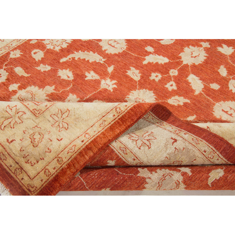 Rectangle 177 cm x 232 cm Oriental Hand Woven Area Rug