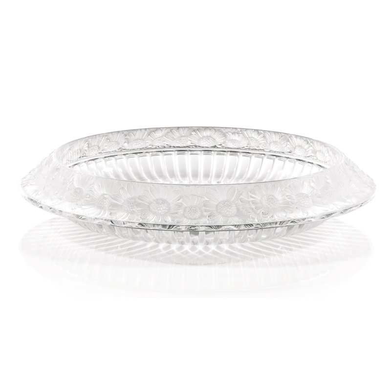 Marguerites Crystal Decorative Plate