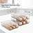 Egg Holder For Fridge,Automatically Rolling Egg Storage Container For Refrigerator,Egg Organizer For Fridge With Lid,Clear Plastic Dispenser
