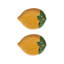 Orange Earthenware Platter