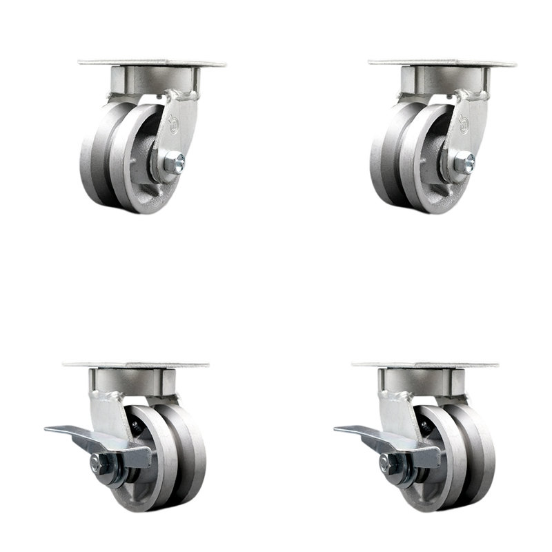 Roulettes pivotantes Kingpinless