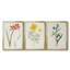 Fleurs des saisons IV - Toile tendue avec châssis sur mesure - 3 pièces-1280877076-1280877072