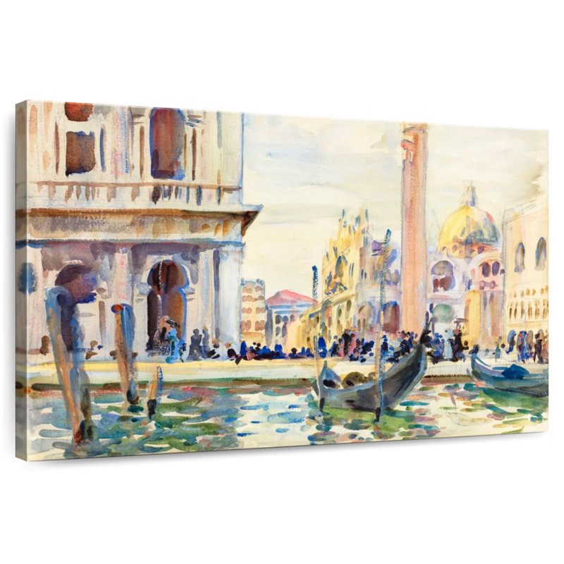 Kavia, la piazzetta (1911), H 16 po x l 24 po
