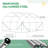 11.5' X 10' X 6.5' Walk-In Tunnel Greenhouse, Green House With Zippered Mesh Door, 7 Mesh Windows & Roll-Up Sidewalls, Upgraded Gardening Plant Hot House With Galvanized Steel Hoops, White-124356855-124356854