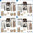 20.5‘’ - 95.7'' W Wall Cabinet with Drawer, Door and Hanging Rods-111634385