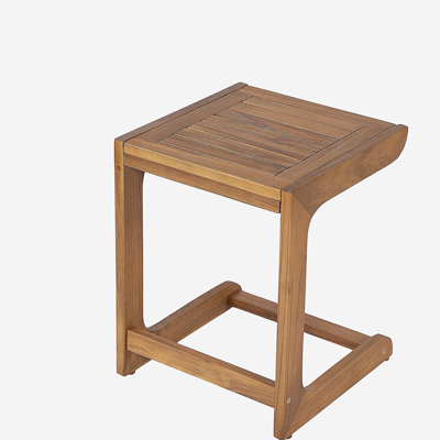 Acacia Wood Side Table