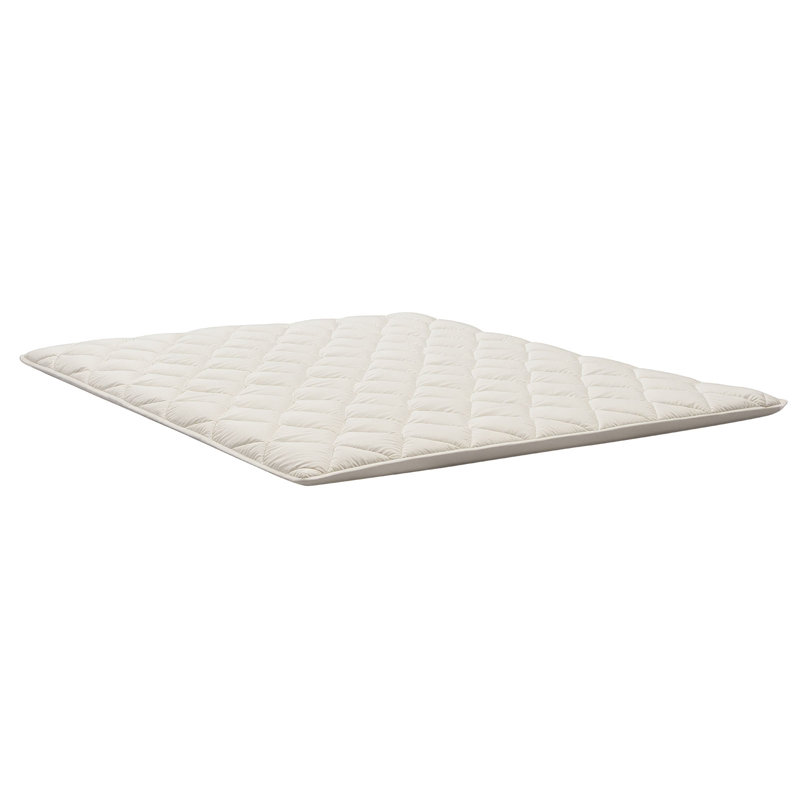 Japanese Tatami Mat, Queen Size Foldable Japanese Tatami Mattress, Futon Mattress with Storage Bag & Fastener, 9-Layer Floor Mat for Sleeping, Dormitory, Meditation, Yoga, 80 x 60 x 2.5 in, White