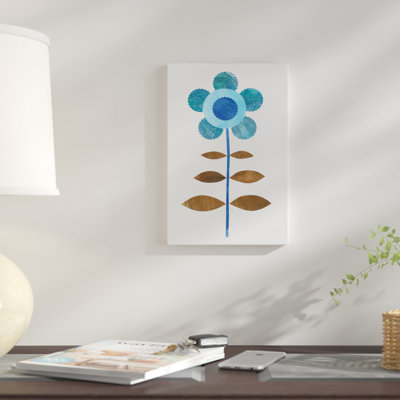 «Retro Blooms IV», impression sur toile