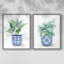 «Plant Chinoiserie I», reproduction encadrée de qualité supérieure - prête à être accrochée - aucun clou requis - aucun clou requis-1322764161-1322764191